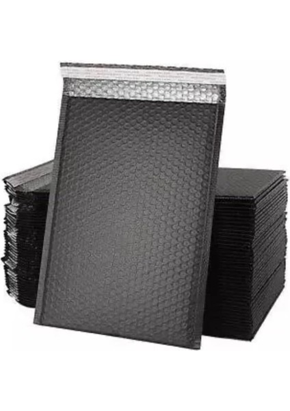 Balonlu Kargo Poşeti, Siyah E Ticaret Poşeti 5 Adet, 25X35+5