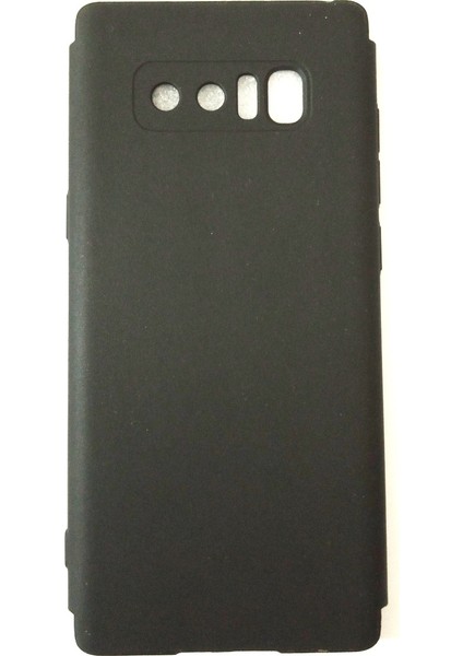 ESLIFETECH26AKSESUAR Samsung Galaxy Note 8 Uyumlu Arka Koruma Tak-Çıkart Destek Kapak-Siyah