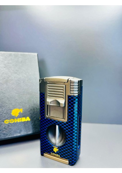 2 Torch Pürmüz Alevli Puro Delici, Makas ve Iğneli Özel Üretim Profesyonel Çakmak