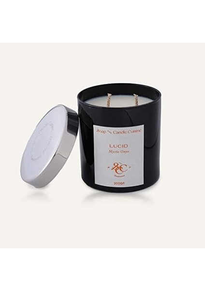 And Candle Cuisine El Yapımı Soya Mumu, Mystic Kokulu Siyah Cam MUM,%100 Vegan, Eco-Friendly | 300 gr • 11OZ fiyatları