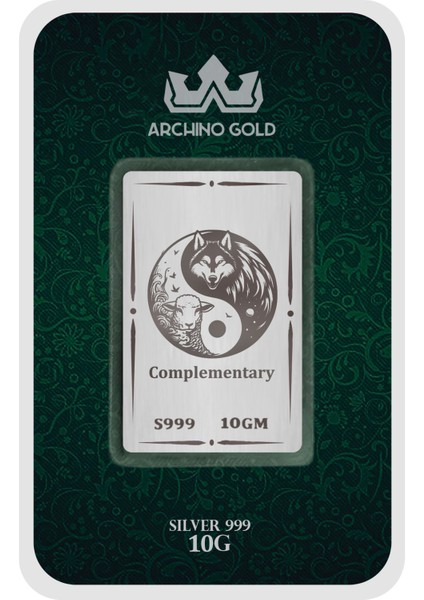 Uyumun ve Dengenin Simgesi Olan Yin Yang Temalı Hediyeye Özel 10 Gram 999 Ayar Gümüş KÜLÇESI-779 fiyatları