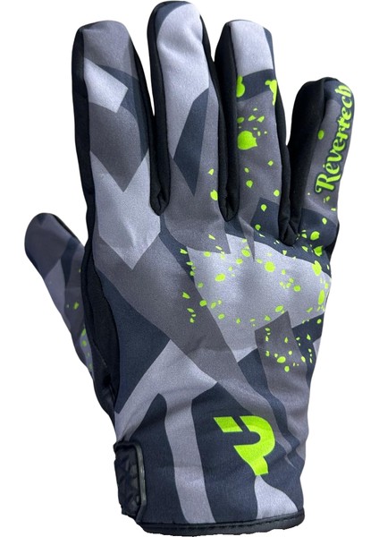 Revertech Strong Green Drops / Su ve Rüzgar Geçirmez Kışlık Motosiklet Eldiveni fırsatları