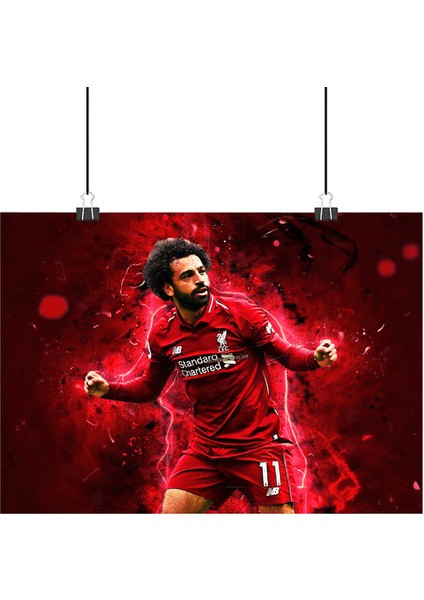 Muhammed Salah Poster1 - Retro Duvar Dekoru