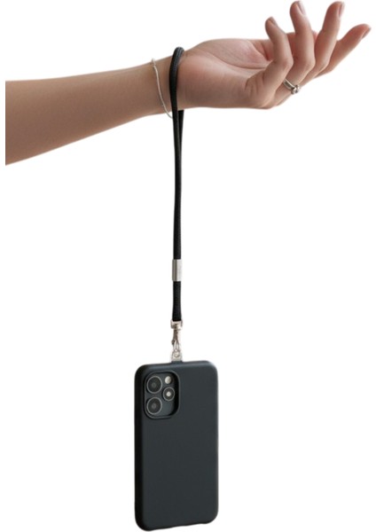 Tüm Kılıflara Uyumlu Siyah Telefon El Askısı indirimleri