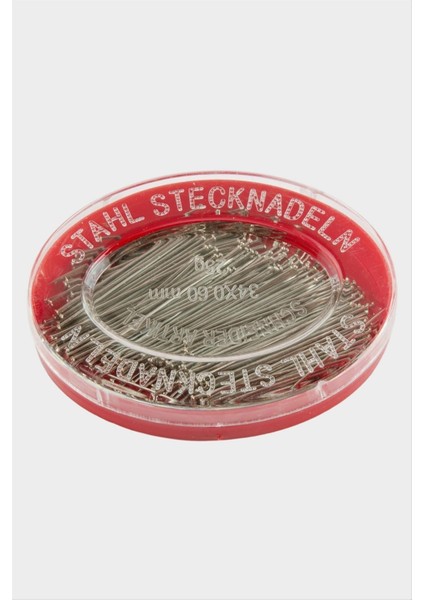 Nrzsnt 200 Adet Kutulu Çelik Iğne-Gümüş Rengi