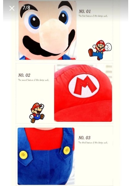 Efsane Süper Mario Kardeşler Mario Luigi Peluş Oyuncak Uyku & Oyun Arkadaşı 25 Cm. fırsatları