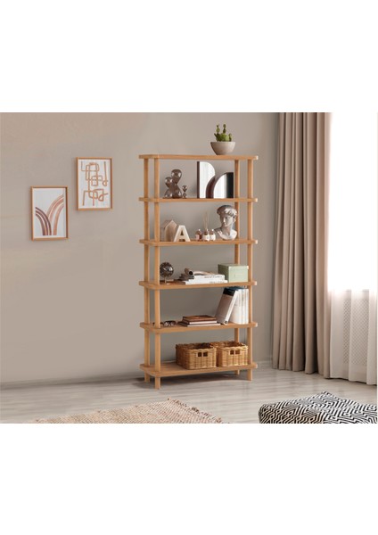 Dora Gala 6 Raflı Kitaplık 80X28