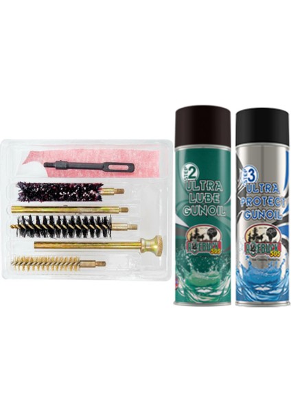 Hunthink 9mm Tabanca Harbi Takımı + Roebuck Bakım ve Koruma Yağı Seti