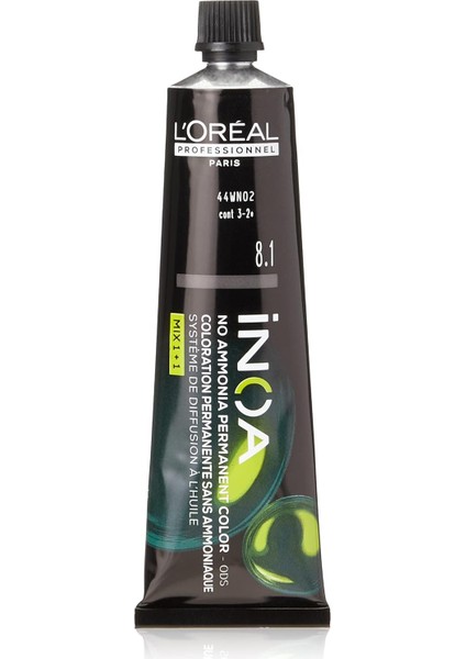 L&apos;oreal Professıonnel Parıs Inoa Saç Boyası 8.1 Açık Kumral Küllü 60 ml modelleri