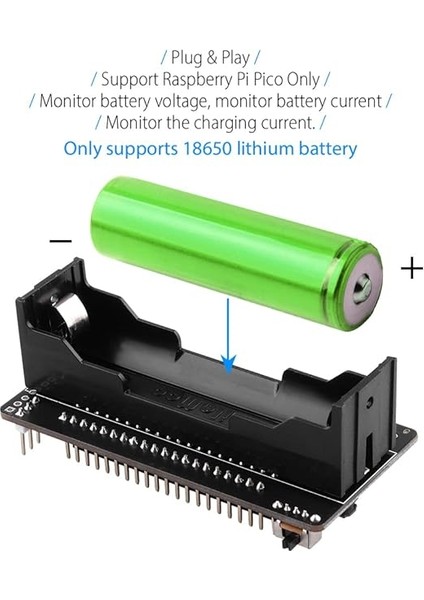 Raspberry Pi Piro Ups Güç Kaynağı Kesintisiz Ups Hat 18 650 Pil Şarj Cihazı Güç Bankası Güç Yönetimi Raspberry Pi Pico Için Genişletme Kartı fiyatları