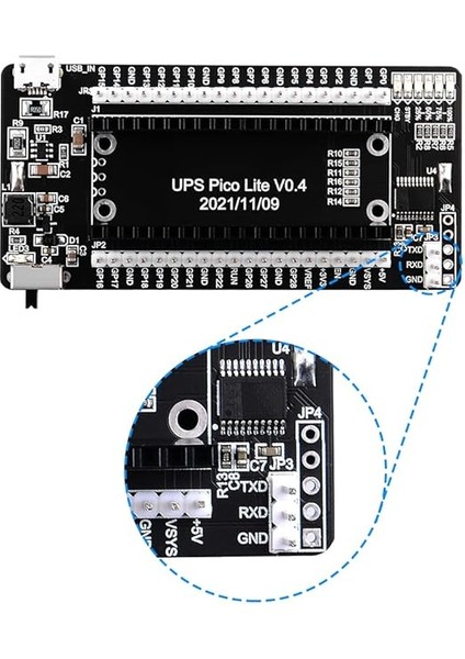 Raspberry Pi Piro Ups Güç Kaynağı Kesintisiz Ups Hat 18 650 Pil Şarj Cihazı Güç Bankası Güç Yönetimi Raspberry Pi Pico Için Genişletme Kartı fırsatları