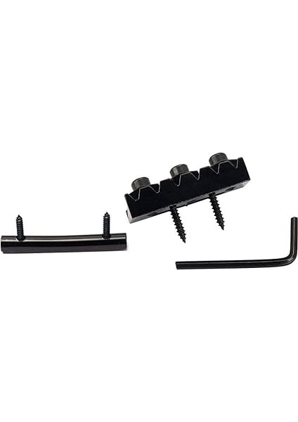 42MM Gitar Telleri Kilitli Somun, Anahtarı Vidalı, Floyd Rose Tremolo Köprüsü Için, Siyah fırsatları