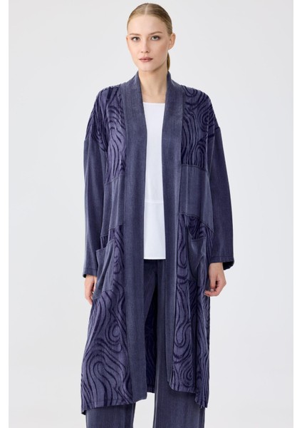 3074 Desenli Kupra Ceketli Takım