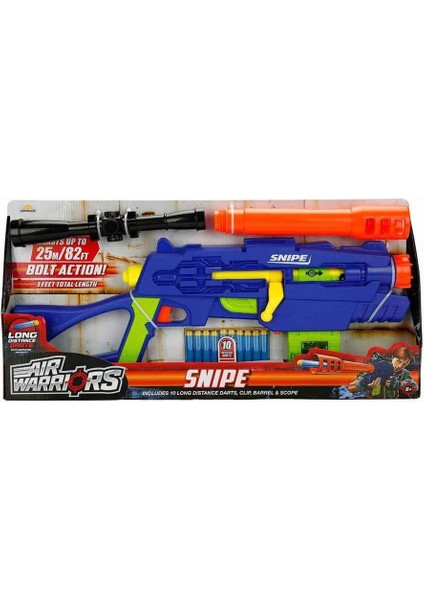 Air Warriors Snipe Sünger Dart Atan Silah