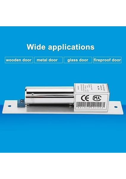 Elektrikli Kapı Kilidi 12V, Dc 12V Elektrikli Cam Manyetik Indüksiyon Kilidi Metal Kapı Kilidi Güvenlik Sistemi indirimleri