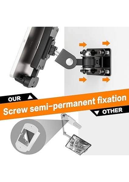 Lifestyle Tablet Duvar Montajı, Ipad/ipad Mini, Samsung Galaxy Tab ve Tüm 4.7-12.9 Inç Ekran iPad Tutucu Arabaları Için Ayarlanabilir Açılı Tablet Standı indirimleri