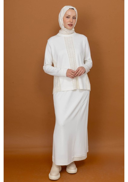 2518-TE-25K_R141 Modal Tunik & Etek Takım