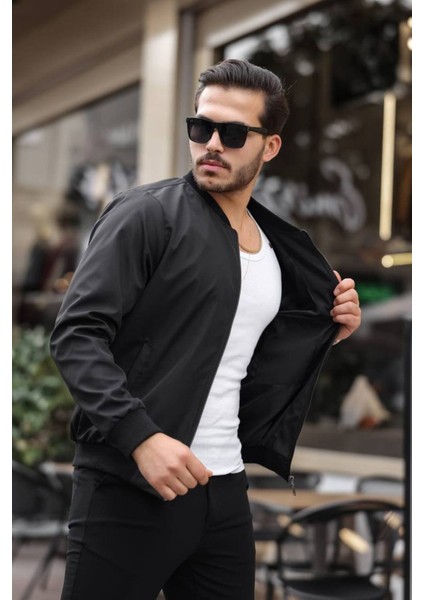 Unisex Oversize Kol Detay Astarlı Kolej Ceket modelleri