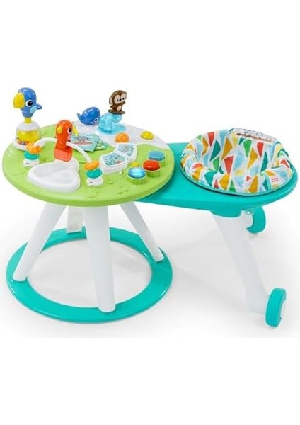 Starts, We Go, 2&apos;si 1 Arada Masa ve Bebek Yürüteci, Işıklı ve Müzikli Oyun Masası, 10 Aktivite Oyuncak, Motor Gelişimi, Yeşil, 6 Aylık fiyatları