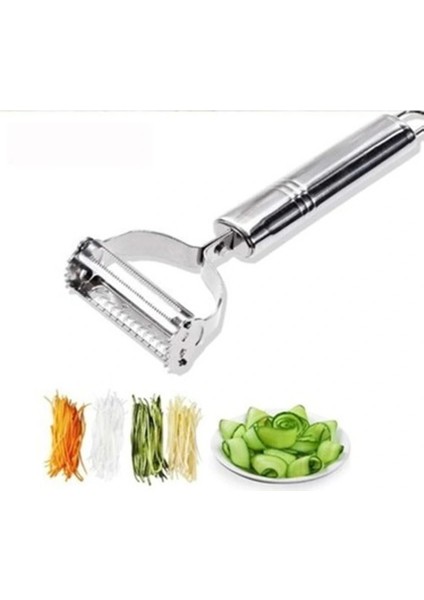 Litaetrend Metal Saplı Çift Taraflı Meyve Sebze Soyacağı 1705A Zqb