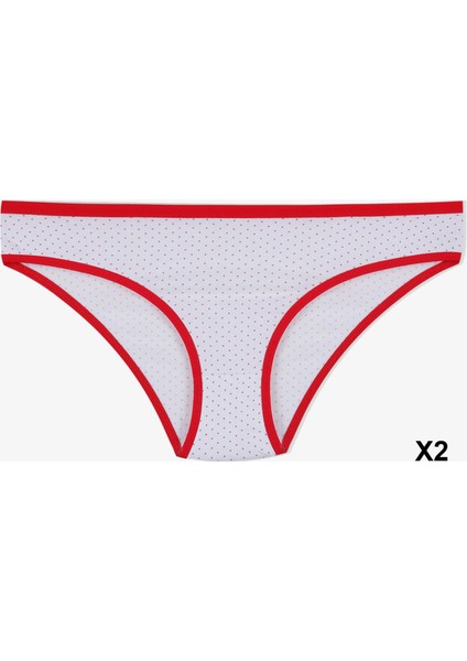 Kadın 12'li Pamuklu Desenli Külot fiyatları