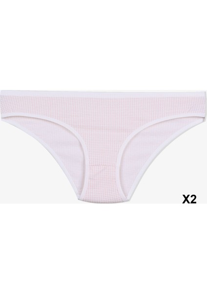 Kadın 12'li Pamuklu Desenli Külot indirimleri