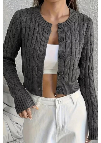 Örgü Desenli Kadın Triko Hırka (S,m,l Uyumludur) P-00018294 modelleri