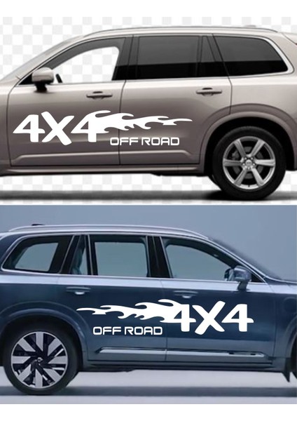 4x4 Off Road Sticker, Pickup Araba Sticker 02520 fiyatları