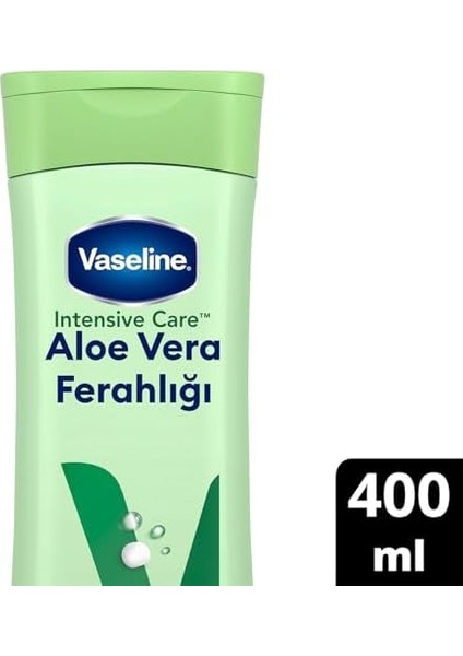 Vaseline Vücut Losyonu Aloe Vera Ferahlığı Kuru Ciltler Için 400 ml