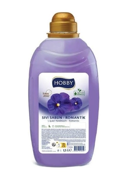Hobby Sıvı Sabun Romantik 1500 ml