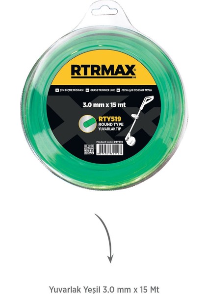 RTM9636SET Benzinli Sırt Tipi Tırpan 3'lü Set -Eldiven-Tırpan Misinası fırsatları