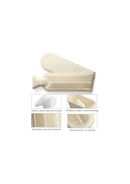 Sıcak Su Torbası Boyun ve Omuz Icın Uzun Peluş Pembe Ponponlu 2lt Termofor 75X13CM