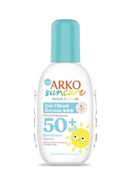 Arko Suncare Sprey Süt Güneş Kremi, Spf 50+, 200 Mililitre