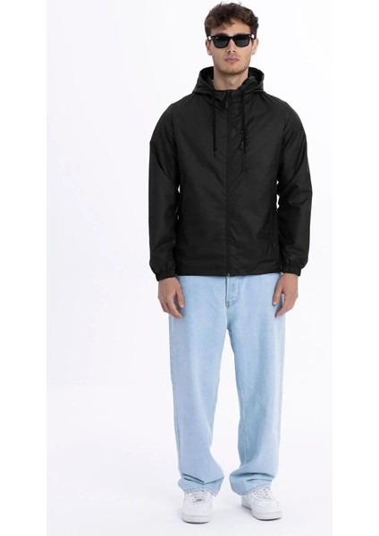 İçi Astarlı Su ve Rüzgar Geçirmez Erkek Cepli Yağmurluk modelleri