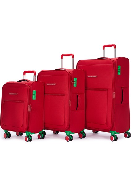 14BNT2800 Polipropilen 3 Lü Valiz Seti