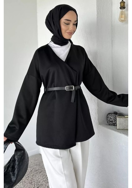 Likralı Tesettür Ceket P-00018893