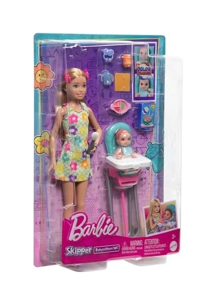 Aksesuarlarla Birlikte Gelen Skipper Bebek ve Oyun Seti, Yemek Zamanı Temalı Bebek Bakıcılığı Seti, Renk Değiştiren Oyuncak, HTK35 modelleri