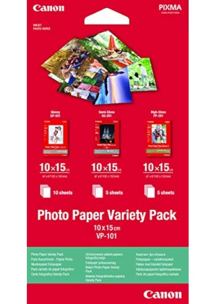 0775B079 VP-101 Musterpaket A 4, Fotoğraf Kağıdı, 10 x 15 Cm, 4 x 5 Yaprak