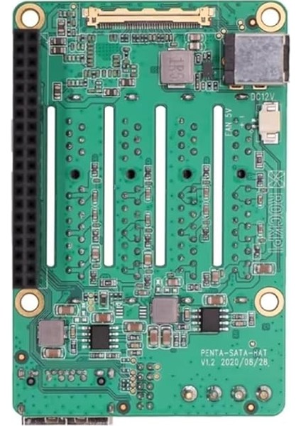 Pi 5 Penta Sata Hat - 5x'e Kadar Sata Disk Şapka fırsatları