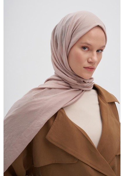 Organik Kırışık Şal Krem fırsatları