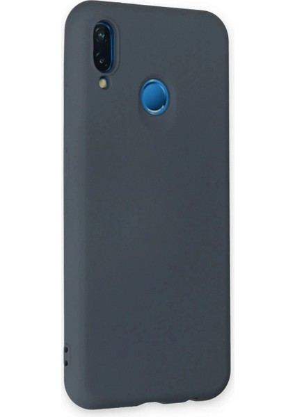 Huawei P20 Lite Kılıf Nano Içi Kadife Silikon - Gri (K95) fiyatları