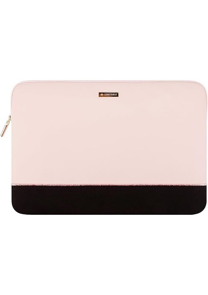 Dizüstü Bilgisayar Kılıfı 13 Inç 13 Inç MacBook Pro ve MacBook Air, MacBook Pro 14-In M2 2023 Pro/max & M1 2021 ile Uyumlu - Mac Için Su Geçirmez Dizüstü Bilgisayar Kılıfı, Pembe ve Siyah