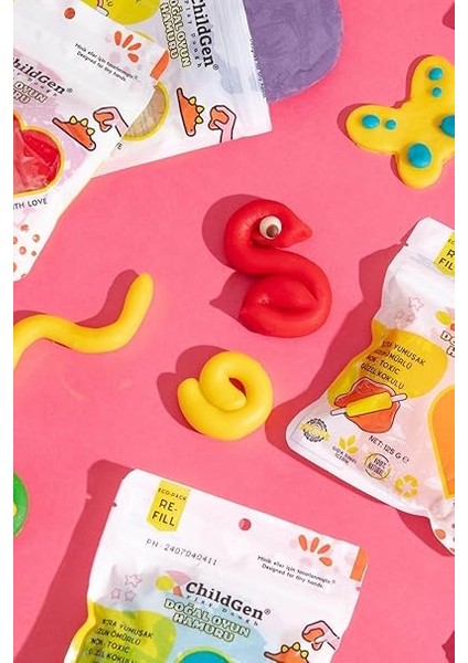 Oyun Hamuru - 6'lı Pastel Set 6X125 gr Vakumlu Kartuş Paket - (Ecopack-Refill) indirimleri