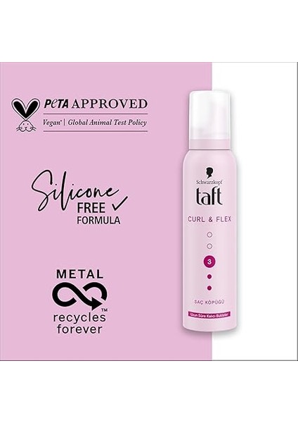 Curl & Flex Saç Köpüğü 150 ml fırsatları