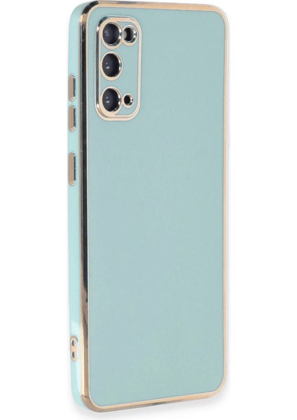 Samsung Galaxy S20 Kılıf Volet Silikon - Açık Yeşil