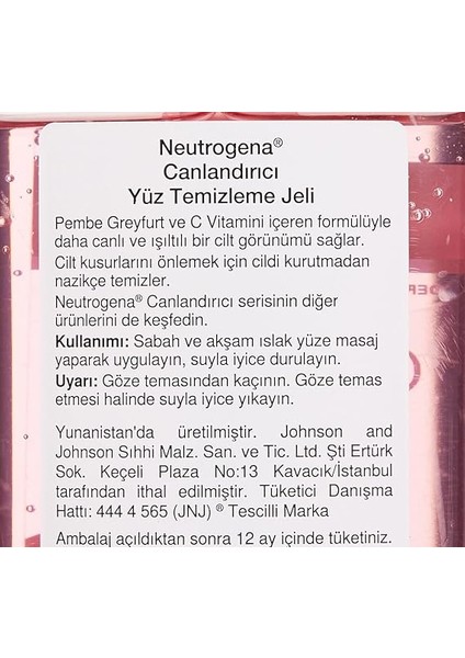 Yüz Temizleme Jeli 200 ml fırsatları