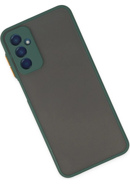 Samsung Galaxy M13 Kılıf Montreal Silikon Kapak - Yeşil indirimleri