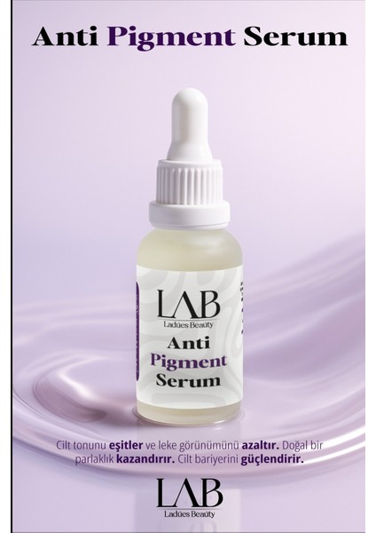 Lab Kojic Acid Zerdeçal Pirinç Etkisi Ile Leke Karşıtı Serum fiyatları