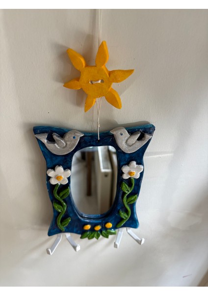 Doğa Desenli Aynalı Duvar Anahtar Askılığı indirimleri