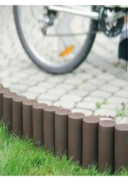 Garden Ahşap Görünümlü Çim Bordürü 2.3 Metre Çim Ayırıcı modelleri